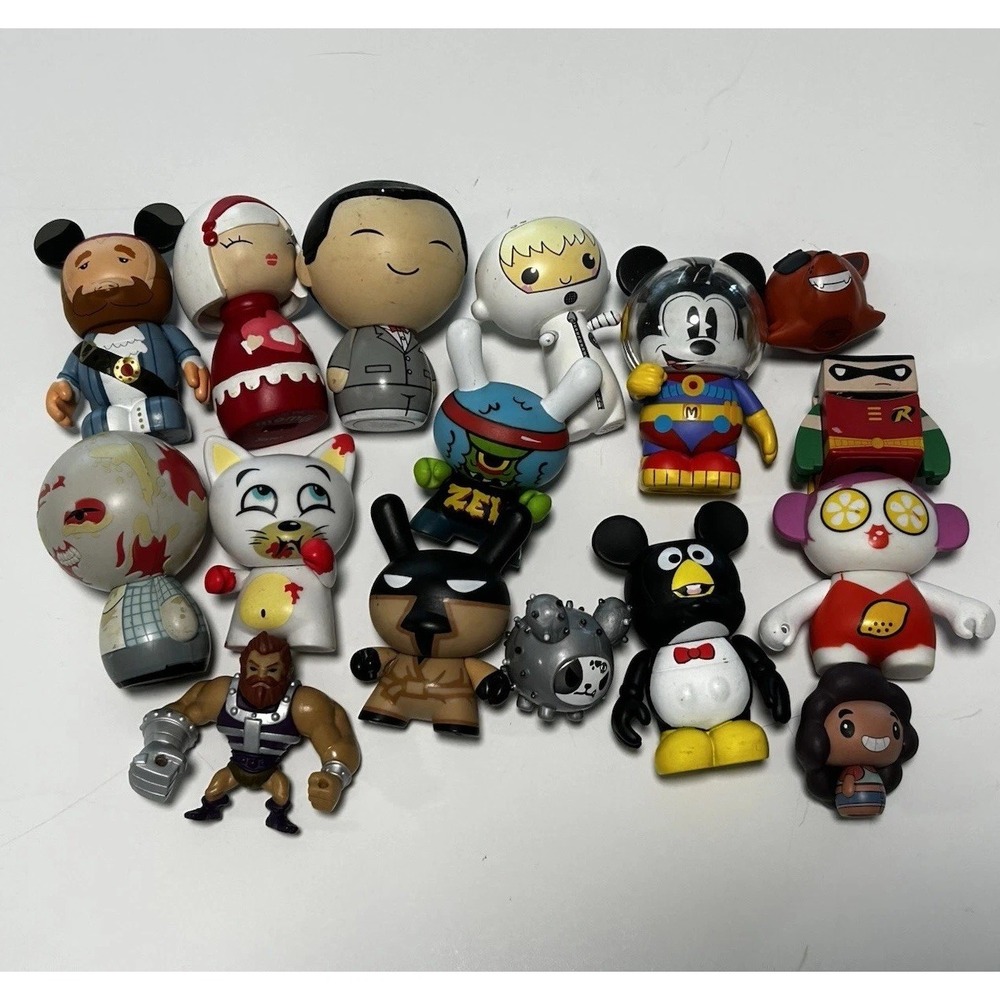 Kidrobot Vinylmation Disney Collectible Vinyl Figures & Others Assorted Lot